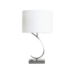 Sagebrook Home Metal 27`` Table Lamp W/ Usb, Outlet, Silver