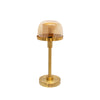 Sagebrook Home Glass 25`` Dome Table Lamp, Gold Kd