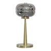 Sagebrook Home 50584-01 26" Metal/Glass Art Deco Table Lamp, Black/Gold