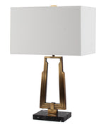 Sagebrook Home Metal 28`` Table Lamp, Gold/Black