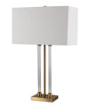 Sagebrook Home Crystal 28`` Table Lamp W/Metal Base, Gold