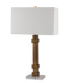 Sagebrook Home Metal 28`` Post Table Lamp W/Crystal Base, Gold