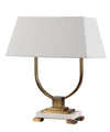 Sagebrook Home Metal 19`` Double Bulb Desk Lamp, Gold