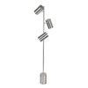Sagebrook Home Metal 63`` 3 Light Floor Lamp, Silver - Kd