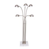 Sagebrook Home 50609 68" 5 Light Lamp Tree with Marble Base, Silver - Kd