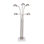 Sagebrook Home 50609 68" 5 Light Lamp Tree with Marble Base, Silver - Kd