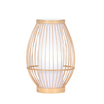Sagebrook Home Bamboo 12`` Table Lamp, Beige