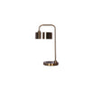 Sagebrook Home 50621 18" Metal Desk Lamp with Usb & Wireless Charger, Gold