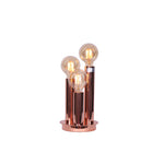Sagebrook Home Metal 13`` Lamp 3 Post Lamp W/Bulbs, Gold