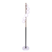 Sagebrook Home 62`` 6 Light Floor Lamp W/Bulbs, Gold/Black - Kd