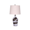 Sagebrook Home Glass 28`` Table Lamp, Multi Black