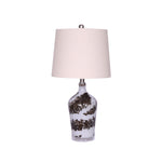 Sagebrook Home Glass 28`` Table Lamp, Multi Black