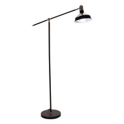 Sagebrook Home Metal 60`` Dome Shade Floor Lamp, Black - Kd