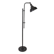 Sagebrook Home Metal 61`` Dome Shade Floor Lamp, Black - Kd