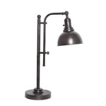 Sagebrook Home Metal 18`` Dome Shade Table Lamp, Black - Kd