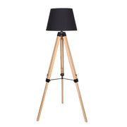 Sagebrook Home Wood 55`` Tripod Floor Lamp, Brown - Kd