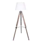 Sagebrook Home Wood 55`` Tripod Floor Lamp, Brown - Kd