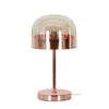 Sagebrook Home 50649 18" Metal/Glass Dome Table Lamp, Gold