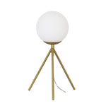 Sagebrook Home 50651 14" Glass Sphere Table Lamp, Gold