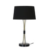 Sagebrook Home 50655 26" Metal Orb Table Lamp, Gold/Black