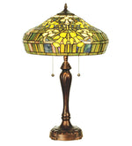 Meyda Lighting 50815 25"H Tiffany Jonquil Table Lamp