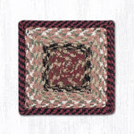 Earth Rugs C-19 Burgundy/Mustard Rectangle Table Runner 13``x36``