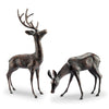 Woodland Style Meadow Wanderers Garden Sculptures Pair