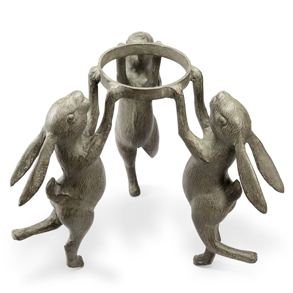 SPI Home Rabbit Triplets Planter Holder – Whimsical Metal Garden Accen ...