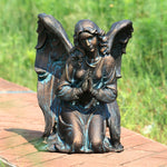 SPI Home 51121 Resin Thoughtful Angel Garden Sculpture - Garden Decor