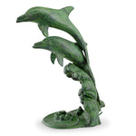 SPI Home 51122 Leaping Dolphins Garden Spitter Sculpture - Garden Decor