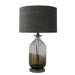Sagebrook Home 51162 23.5" Glass Pleated Table Lamp, 2-Tone
