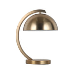 Sagebrook Home 51169 15.25" Metal Dome Shade Table Lamp, Gold