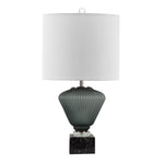 Sagebrook Home 51172 30" Art Glass Pleated Base Table Lamp
