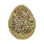 Sagebrook Home 18455-01 Metal, 14" Contemporary Vase, Gold