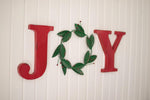 Kalalou CHYK1107 Painted Metal Christmas Joy Wall Hanging