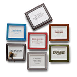 Two's Company 51678 Set of 6 Wise Sayings Gentleman's Desk Trays