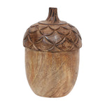 Sagebrook Home 18279 Wood, 7" Carved Acorn, Natural