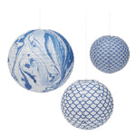 Two's Company 51919 Set of 3 Pattern Play Paper Lanterns Includes 3 Sizes
