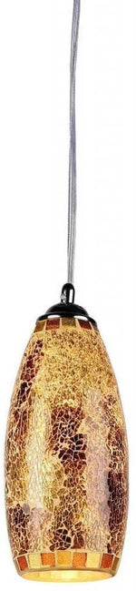 Chloe Lighting CH3GC78BC05-DP1 Bellona, Mosaic 1 Light Ceiling Mini Pendant 5.3`` Shade