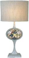 Meyda Lighting 12569 31.5"H Cameo Dragonfly Lighted Base Table Lamp