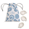 Two's Company 52057 Set of 12 Oyster Bakers Plate in Canvas Pouch, Ceramic