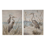 Two's Company 52063 Set of 2 Shore Bird Wall Art Canvas