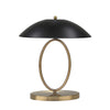 Sagebrook Home Metal 19`` Open Oval Table Lamp, Gold