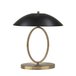 Sagebrook Home Metal 19`` Open Oval Table Lamp, Gold