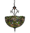 Meyda Lighting 52187 20"W Trillium & Violet Inverted Pendant