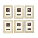 Two's Company 52310 Set of 6 4" x 6" Terra Photo Frames Asst 6 Designs