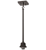 Meyda Lighting 52383 22"H Craftsman Brown on Brass 1 LT Pendant Hardware