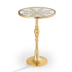 SPI Home 53000 Faux De Lys Polished Brass Finish End Table - Home Decor