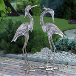 SPI Home 53018 Crested Egrets Sculpture Set of 2 - Garden & Patio Decor