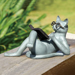 SPI Home 53028 Literary Cat Garden Sculpture - Garden Decor